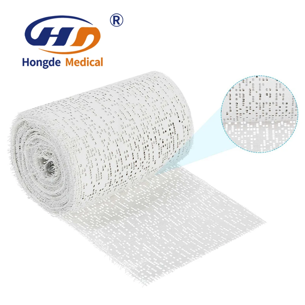 Factory Wholesale Orthopedic POP bandage gypsum Medical Orthopedic Pop Bandage Roll Safety Procedure Medical Pop