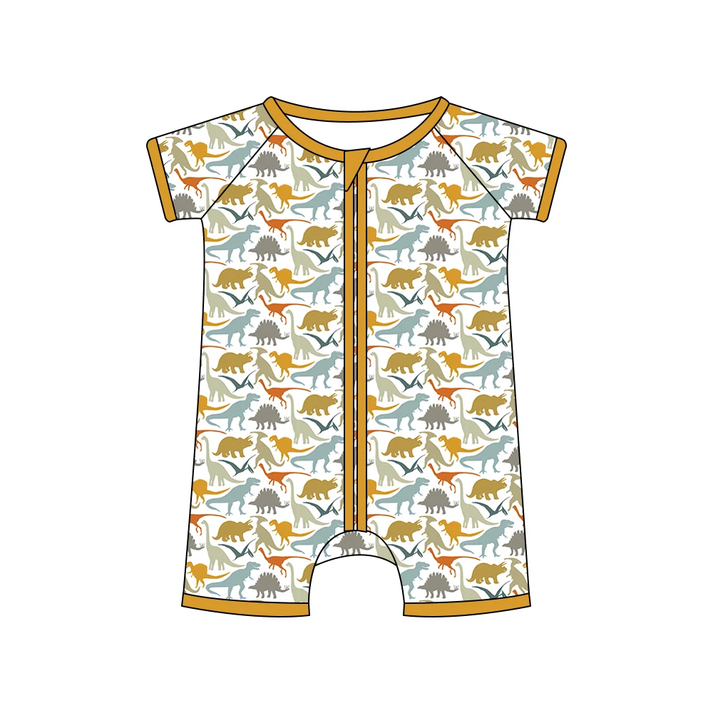 Hot Sell Explosion 100% cotton shortsleeve newborn clothes wear summer boys sleepwear baby boy pajamas set romper