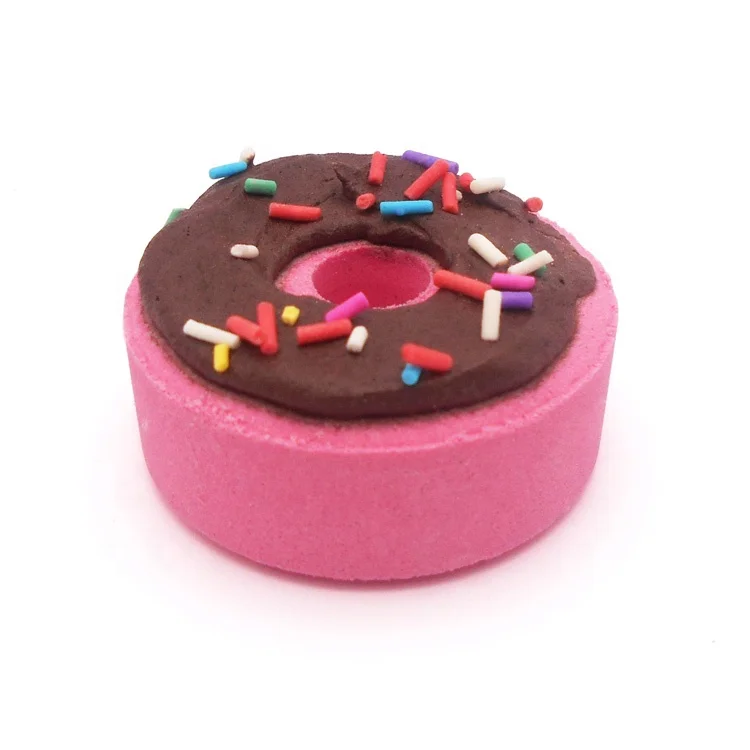 OEM wholesale custom packaging SPA moisturizing micro private label cupcake donut kids organic bubble bath