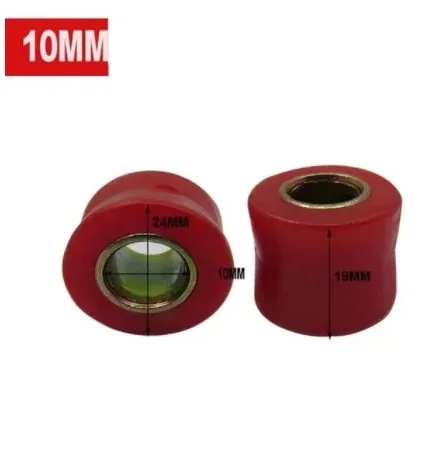 2pcs Universal Motorcycle 10MM 12MM Rear Shock Absorber Sleeve Buffer Rubber Ring Bushing Fixed Ring Rear Sleeve Scooter