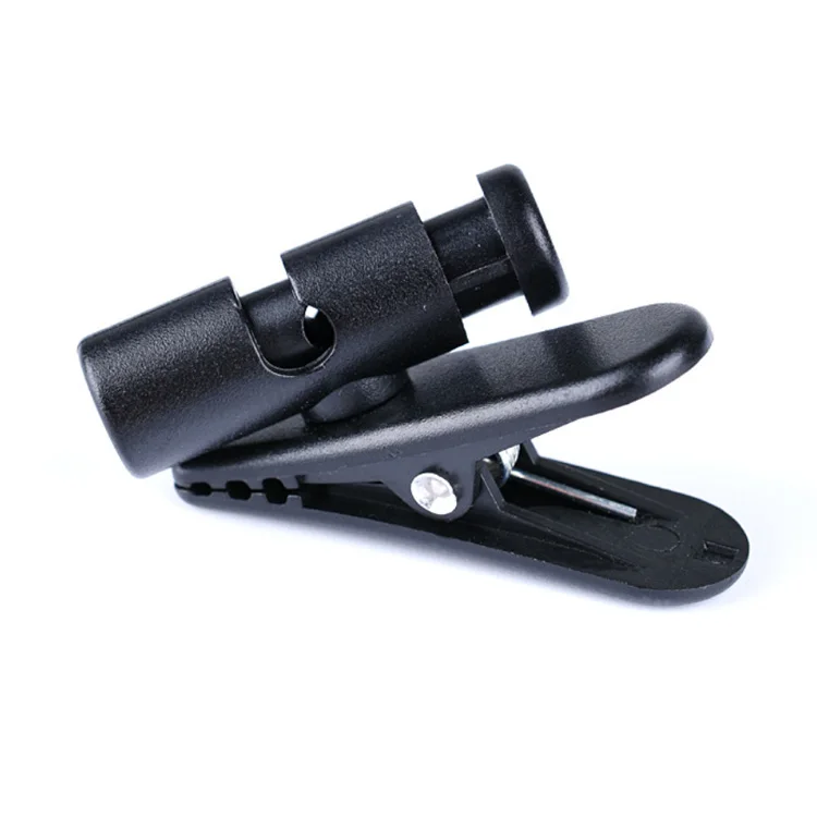 Высококачественный длинный пластиковый зажим для наушников, зажим для ушного кабеля монитора