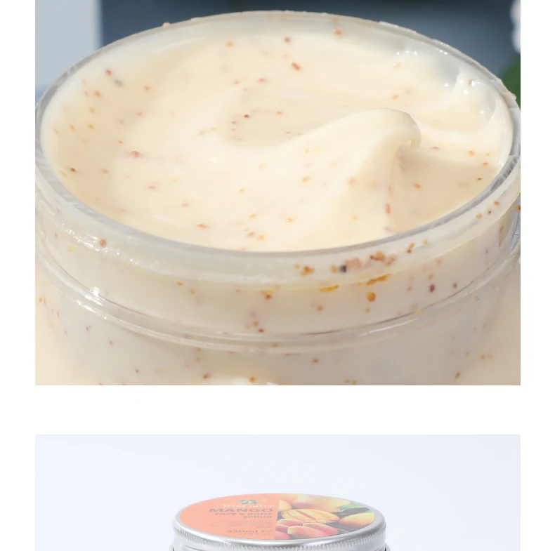 Оптовая продажа отшелушивающий крем от собственного бренда делающий кожу гладкой и белой натуральной оливковой эссенцией скраб для ухода за кожей лица тела