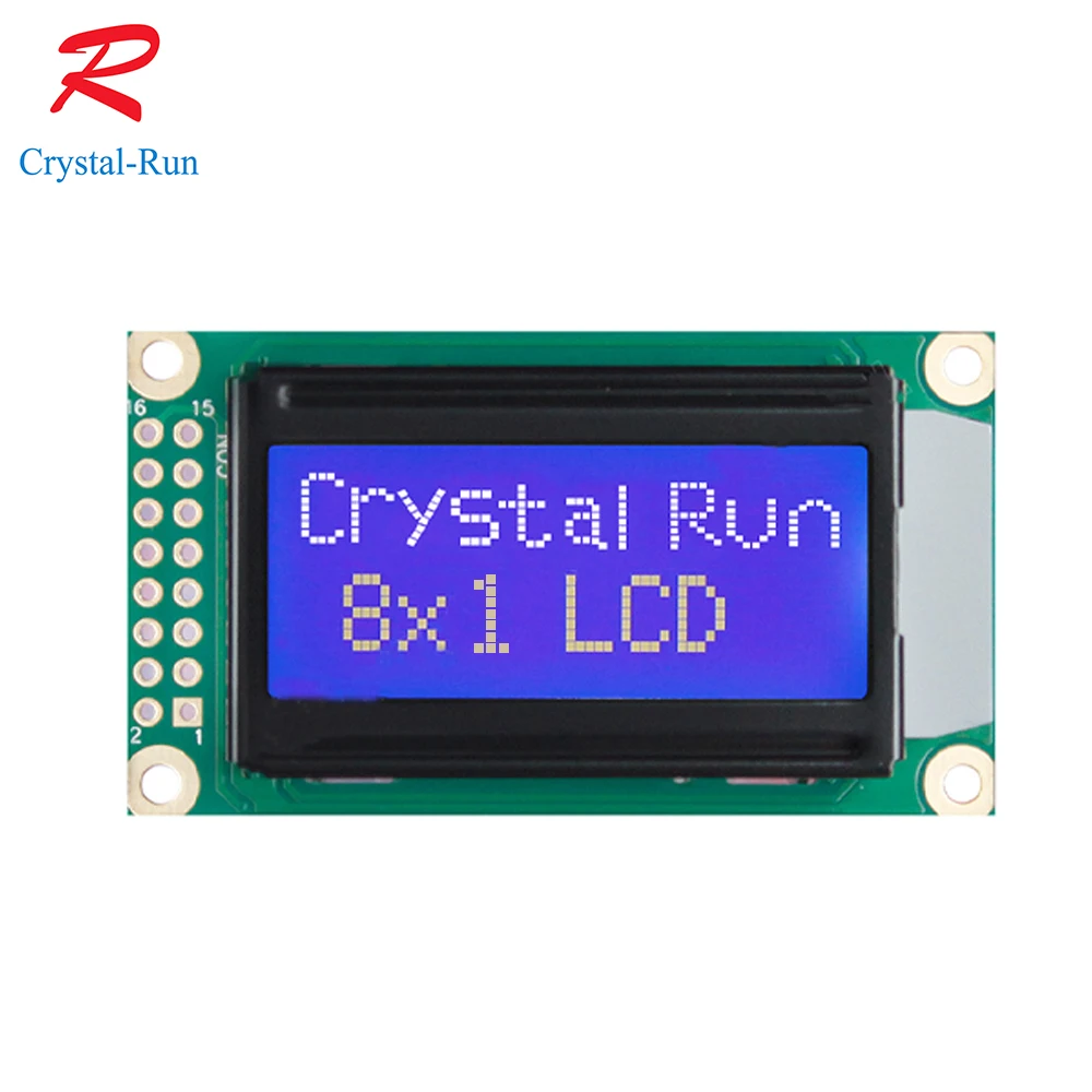 OEM standard product 8x1 line Display STN Positive Transmissive display method Graphic character LCD 801 COB LCD Display Monitor