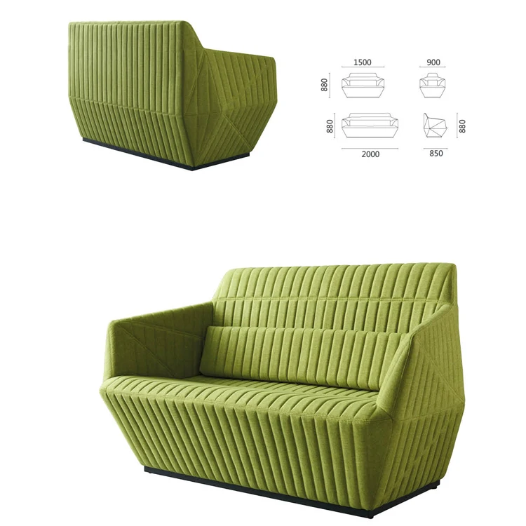 Современный 3-местный диван для офиса