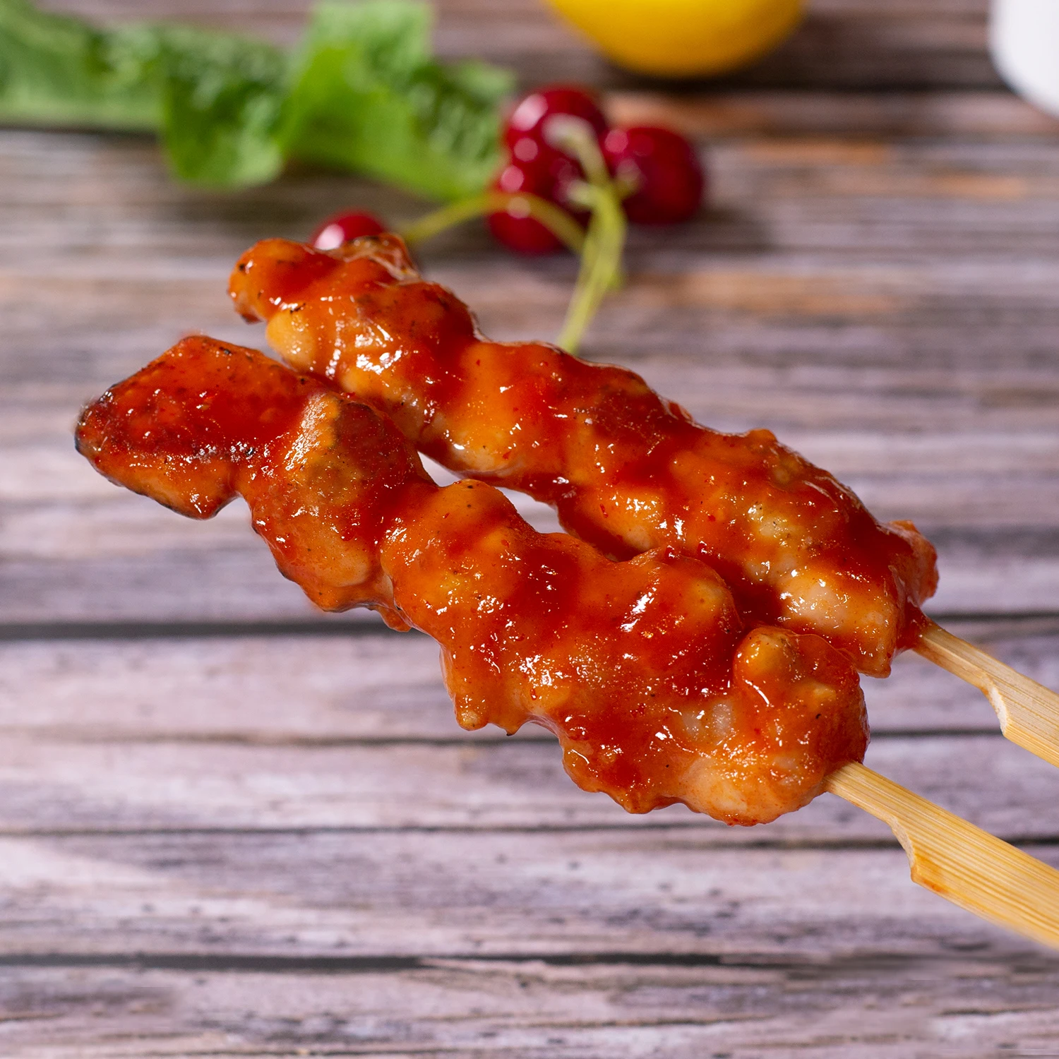 Manufacture Chinese food Frozen Cooking chicken skewer