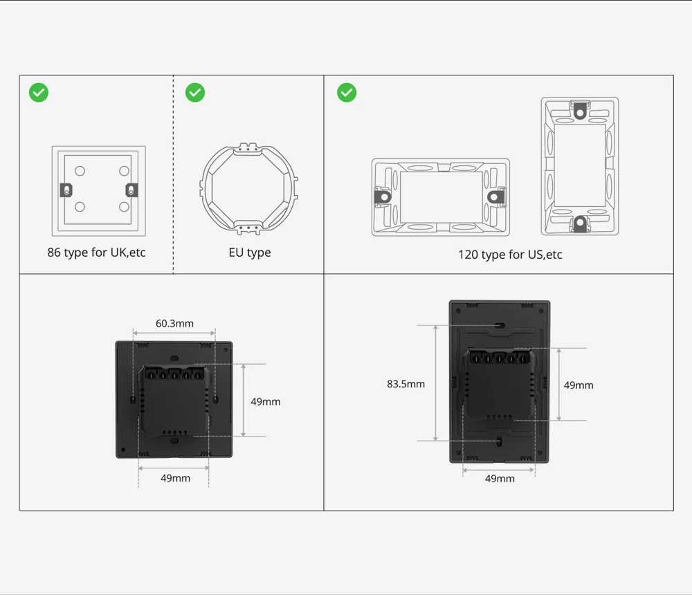 SONOFF NSPanel Smart Scene Wall Switch EU/US Integrated HMI Panel Home Automation Thermostat Smart HomeWorks with Alexa