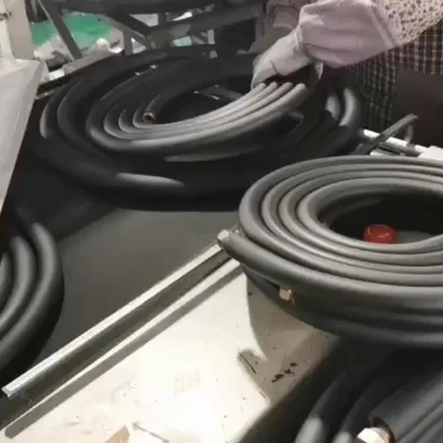 Mini Split Systems Black Rubber AC Insulation Copper Pipe