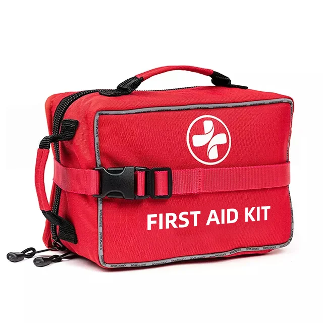 Waterproof completely stocked large emergency first aid kit cpr fa shields first aid products medical waist support costom