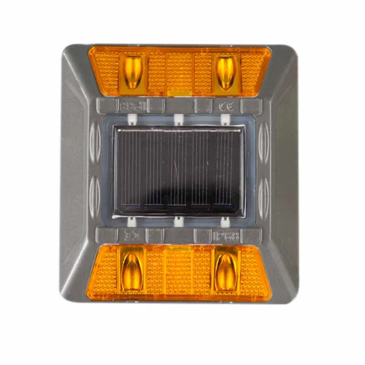 Roadway Safety Traffic Marker Aluminium Reflector Solar Led Road Studs For Highway