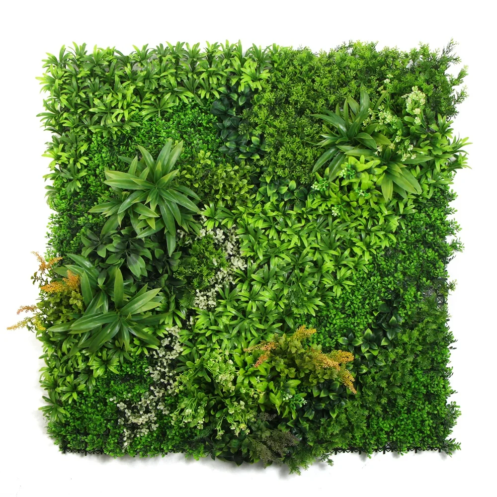 Sunwing 3D jungle style artificial vertical green garden plant for wall decoration
