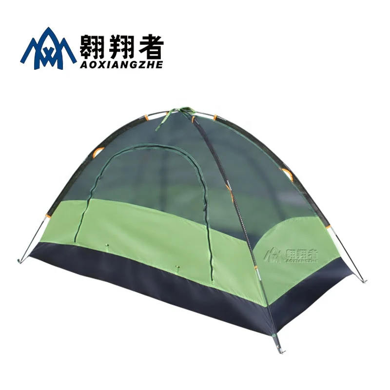 Outdoor Adult Double Layer Waterproof Hiking camping single person tent Custom Logo outdoor Tents