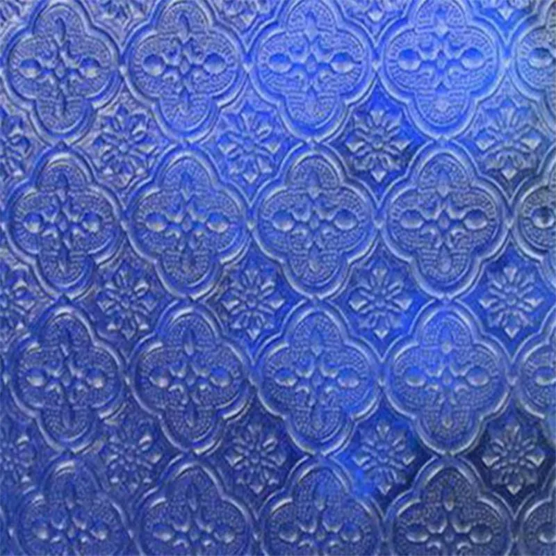 Customized Size Clear and Colored Patterned Glass