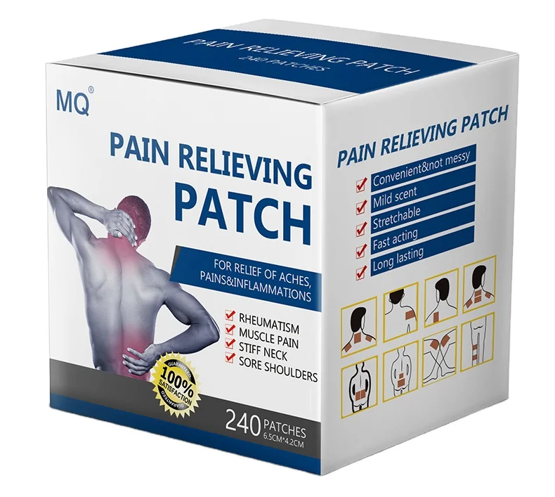 Best selling herbal healthcare product fast acting pain relief patch for Back/Neck/Shoulder/Knee Pain and Muscle Soreness