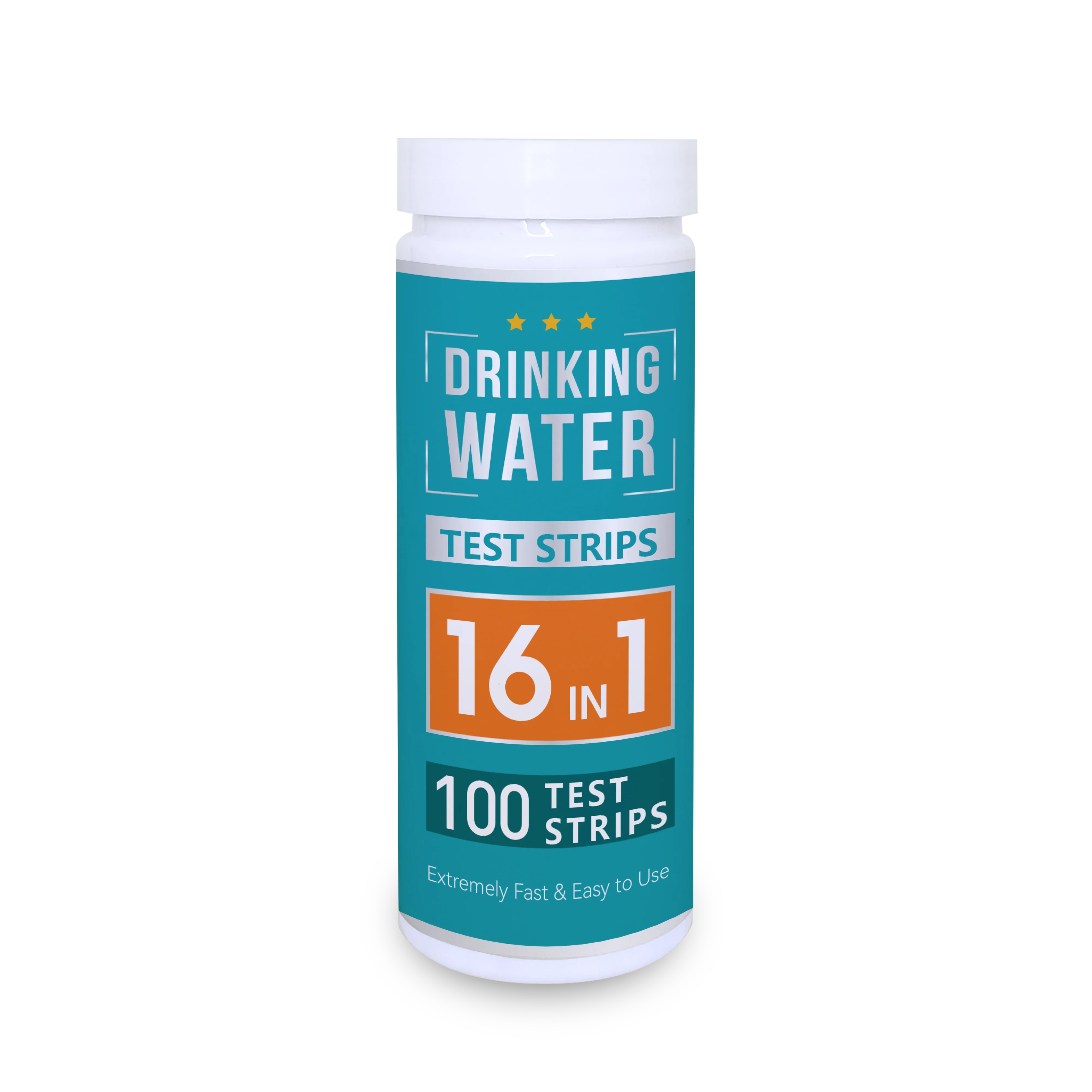 16 in 1 Water Quality Test Strips, Results in 30s, Pack of 100, Water Quality Test