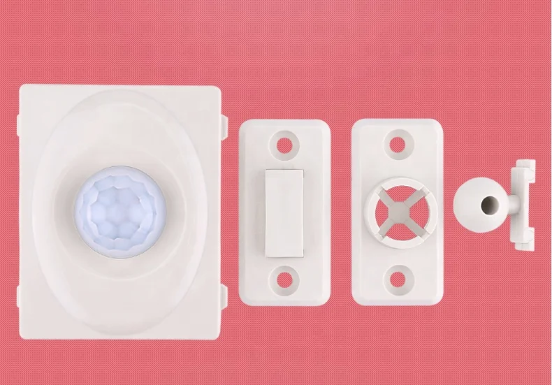 Universal clip human infrared sensor switch 10A relay high power 220V motion sensor light control adjustable motion sensor