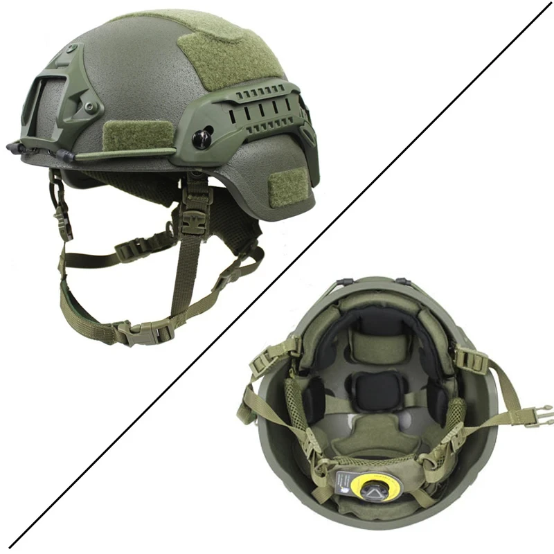 Легкий защитный шлем PE MICH обновленный базовый 5 0 UHMWPE Тактический Защитный Wendy подкладка + Боа