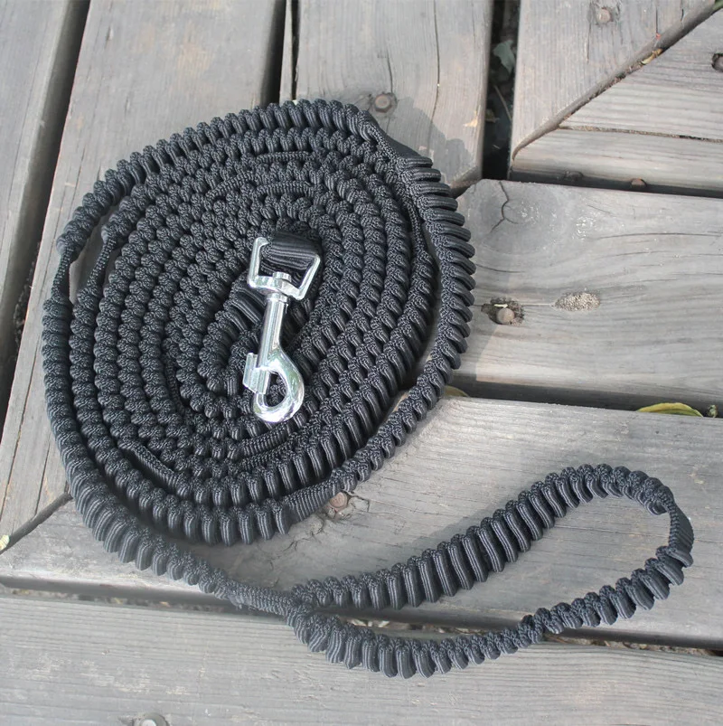 custom logo  water proof dog padded long supplies braided thick leash rope