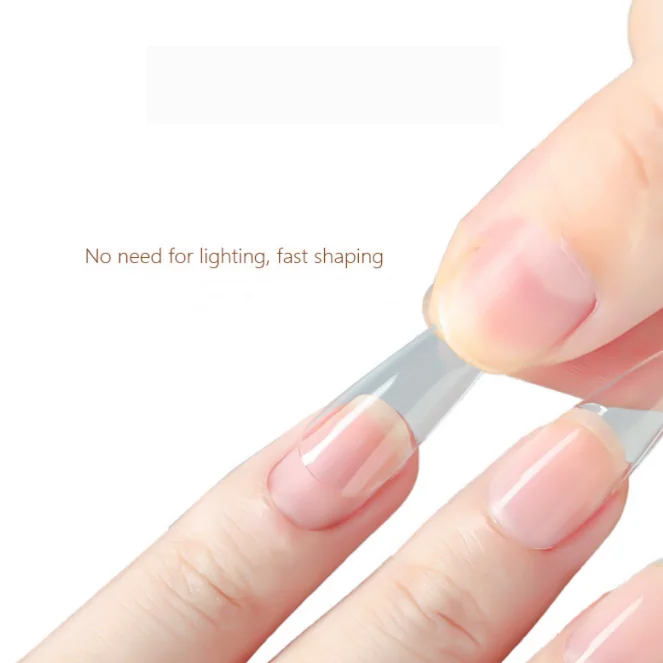new arrival no UV lamp lightening nail tip gel glue set with remover press on nail solid glue tube acetone-free remover