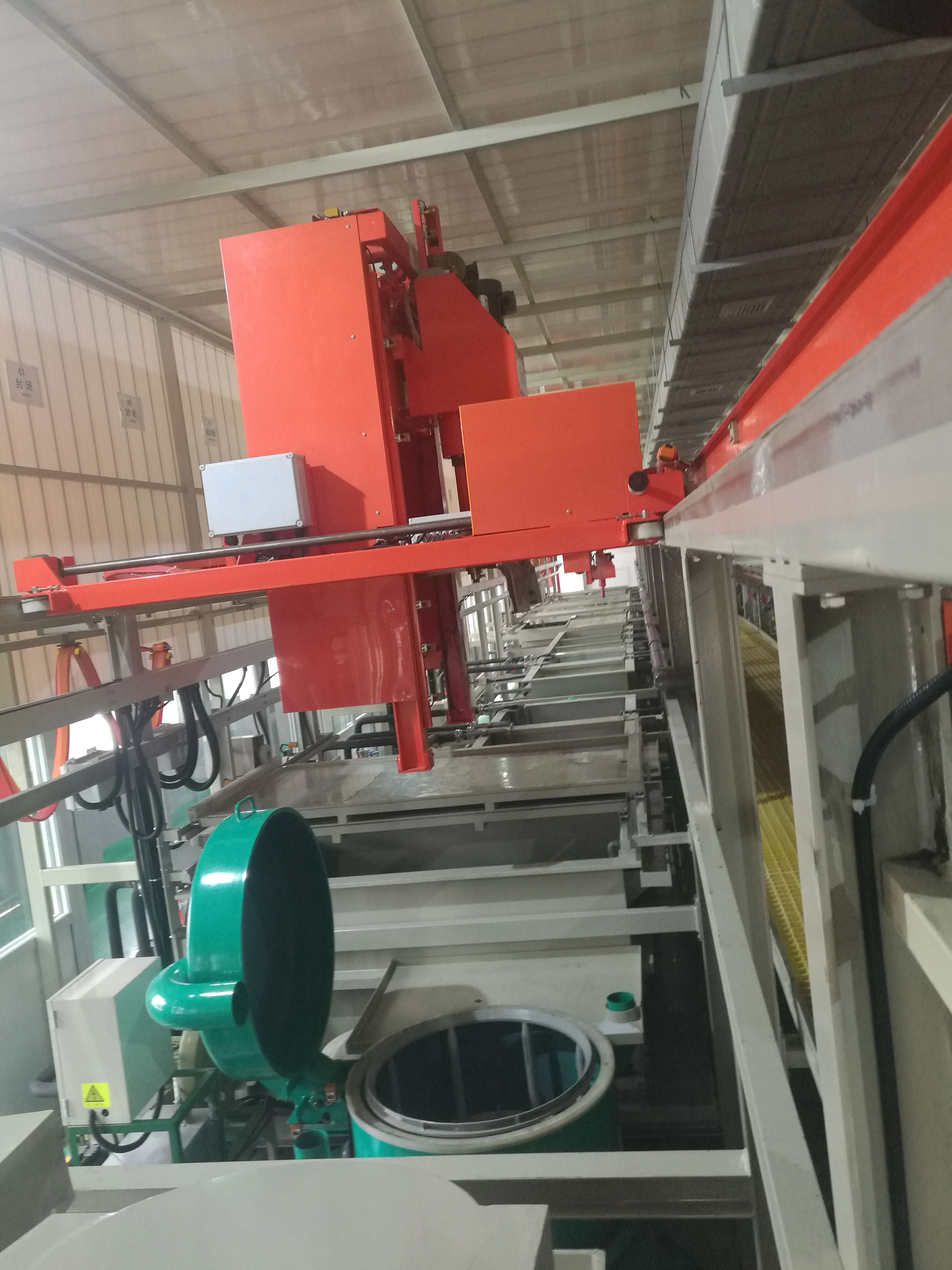 Automatic Gantry Type Barrel Copper Zinc Plating Line Machine equipment