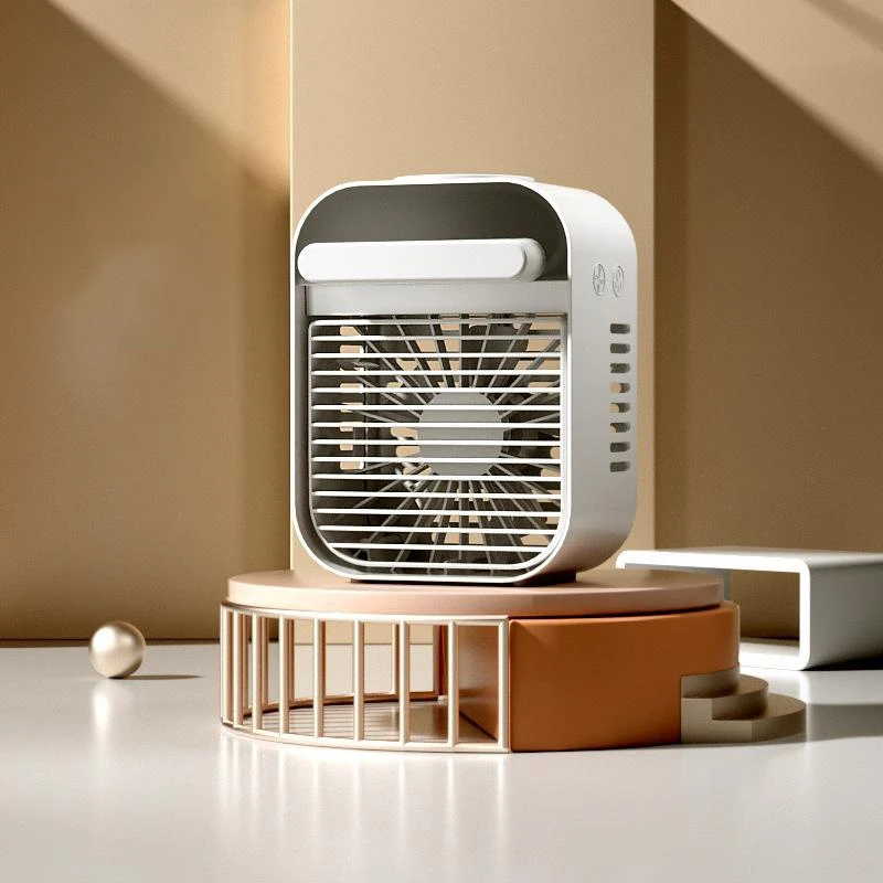 New USB charging spray cooling portable humidification desktop mini fan