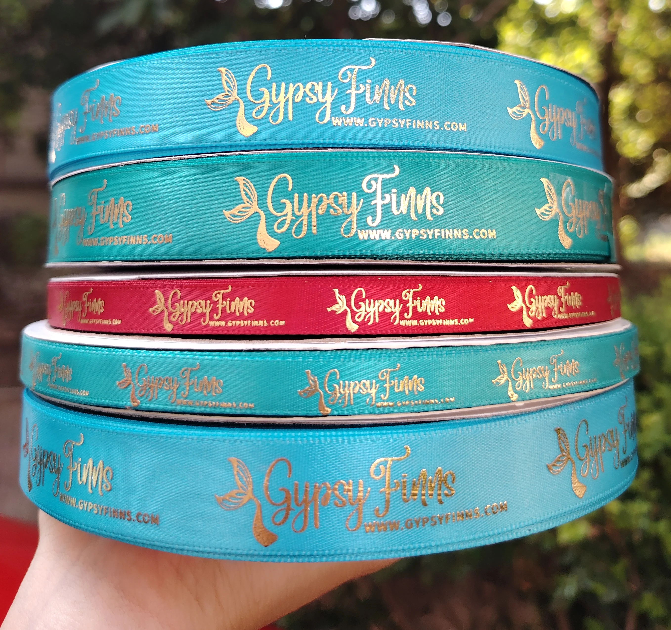 Factory Classic Eternal Love 2.5CM * 38Yards Thread Ribbon Printing Letter Ribbon Roll Ribbon for bouquet gift packaging