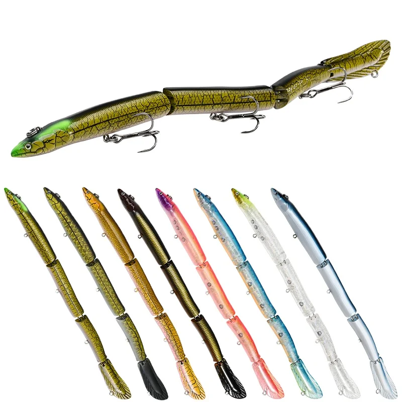 ALLBLUE ROAM EEL 26g 235mm Artificial Jointed Pike Fishing Tackle Lure