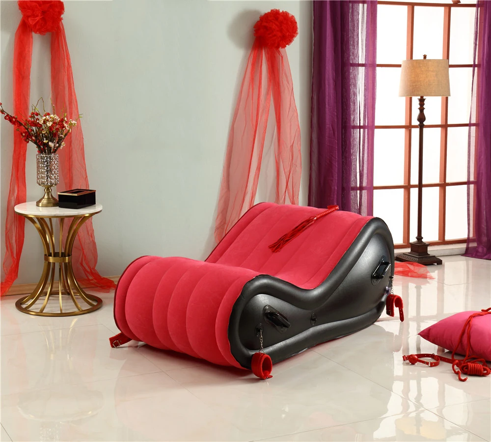 BDSM Inflatable Sofa Sex Furniture for Couples Love Position Chairs Bondage Cuffs Cushion Sex Sofa Furniture