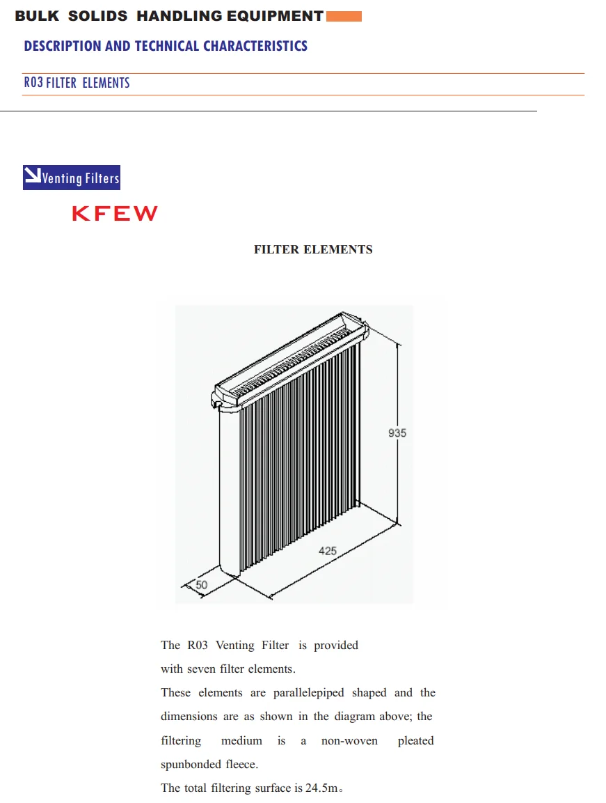 KFEW1001PPVE high efficiency low resistance 0.3 micron filter paper air purifier filters element