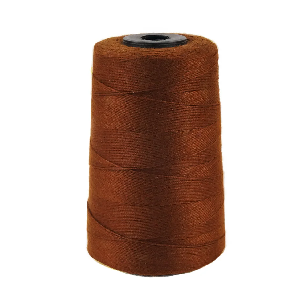 Швейная нить 40/2 5000 y-образный билет 120 натуральная полиэфирная пряжа 40s конусная крученая швейная