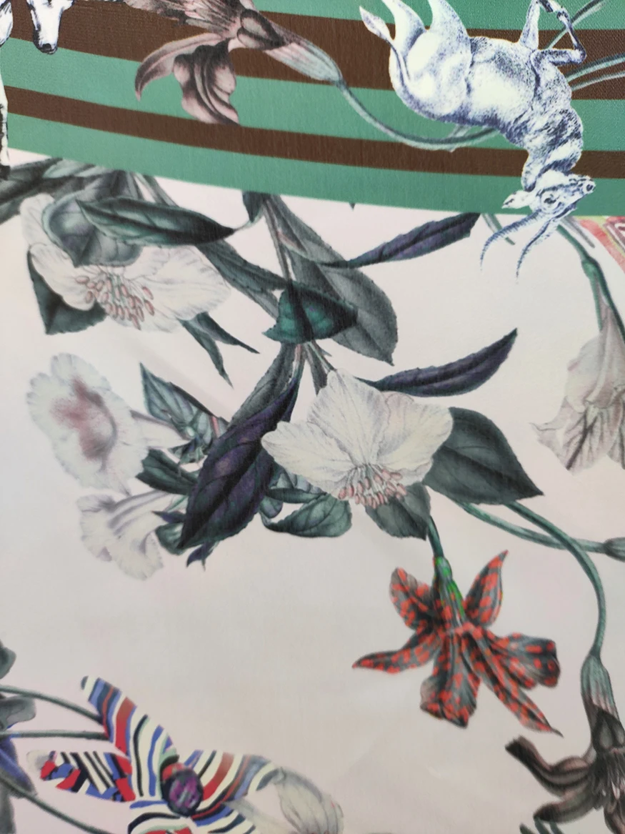 Роскошные шелковые шарфы от производителя известного бренда с принтом индивидуальный дизайн шелковый шарф с цифровой печатью