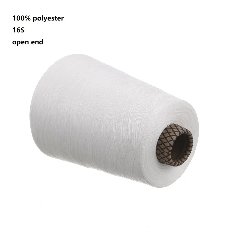 100 PP Open End 16S.Yarn Polyester Spun Yarn For Knitting
