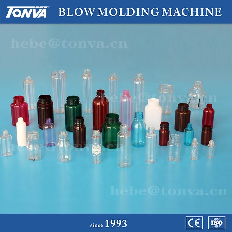 TONVA plastic 2-cavity 600ml fully automatic PET water bottle making blow blowing molding machine hot sale