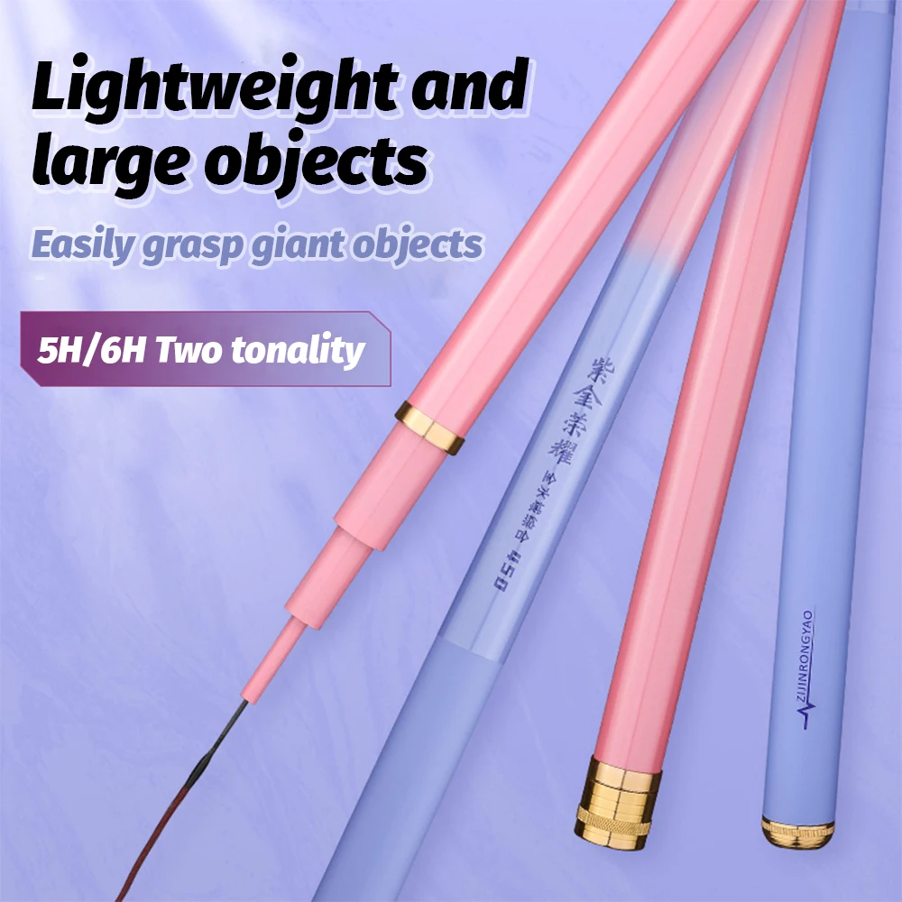 Wholesale 6H19 tonality High Carbon Telescopic Carp Fishing Rods 3.6m-8.1m for All Water Types