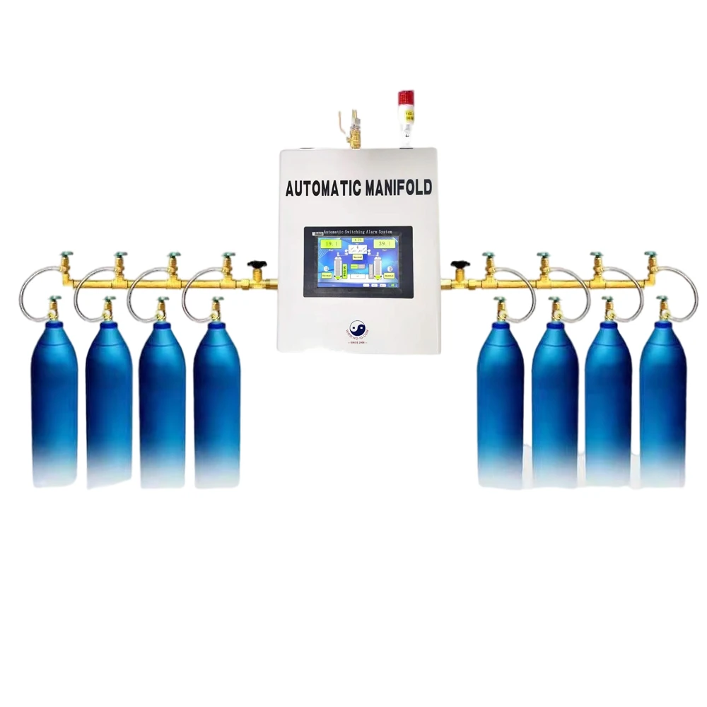 HG-IG  LED Automatic Manifold Hospital Gas Oxygen Manifold High Pressure Medical Oxygen Manifold System