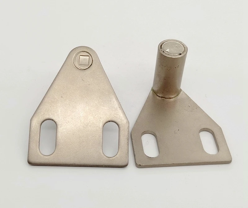 Wholesale Aluminium Profile Pearl Nickel Carbon Steel Magnetic Catch Door Handles Accessories