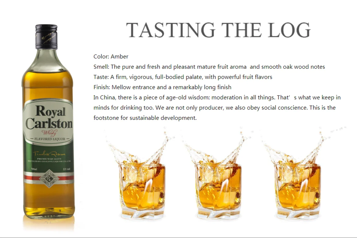 Hot sale whisky brands for promotion liquor whiskey manufacture whiskey drink