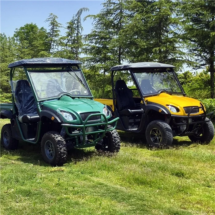 KINGWOO Manufacture Farm 10Kw 72V 4WD Utility Vehicle 4X4 Electric UTV For Adult