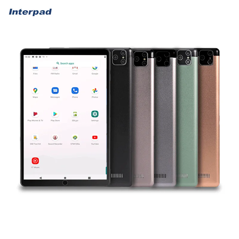 Interpad A801 Tablet Android OS 4G network HD tablet 8 inch RAM+ROM 2+32GB CPU MT6762 kids computer tablets educational