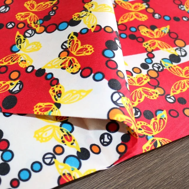 Africa 100% Polyester Animal Stamp Patterns Custom Designed in Wax Printed Cloth