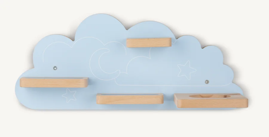 customized cloud Toniebox Starter Set Home Decorative Wall Mounted NEW wood Tonie Shelf in Cloud Design