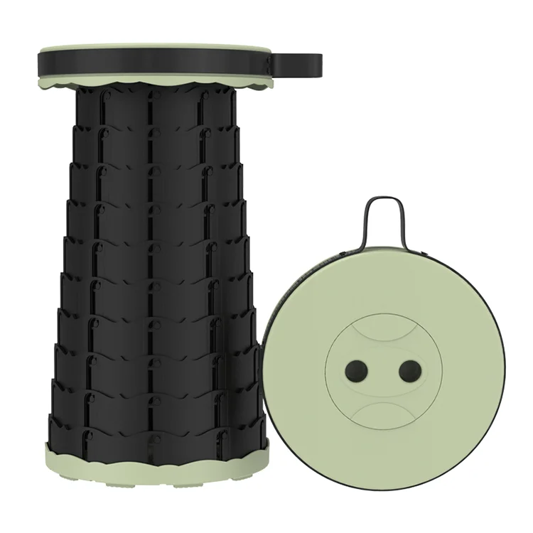 Hot Selling Strudy and Lightweight Camo Wood Telescoping Plastic Camping Stool for Kitchen Bathroom