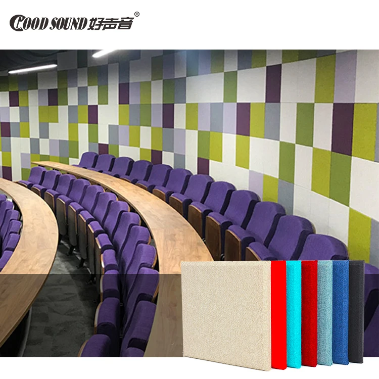 GoodSound Hotel Wall And Ceiling Acoustic Fabric Top Quality Acoustical Sound Absorbing Panels