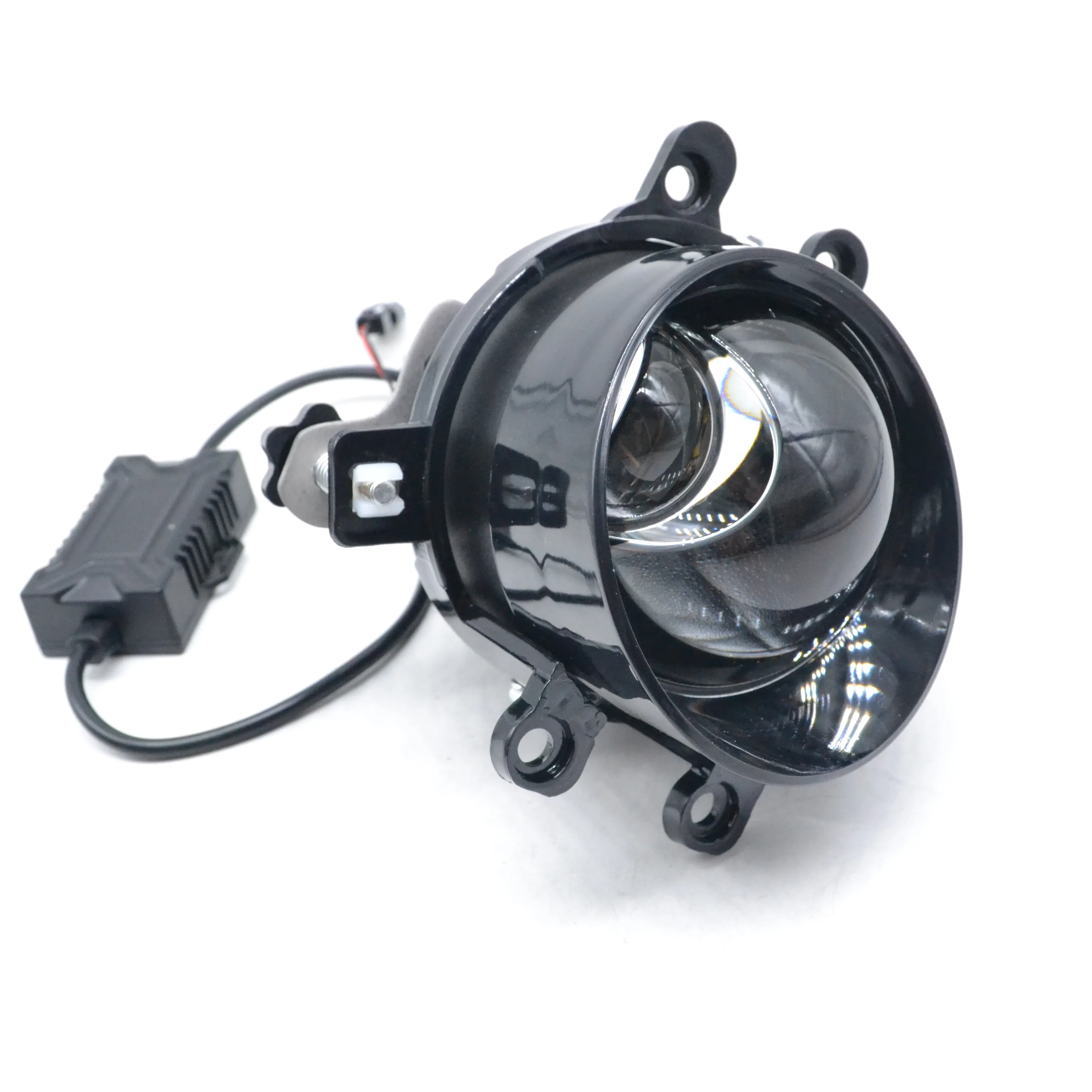 Car headlight retrofit 3inch 55W Bi led Fog Projector lens light for universal car retrofit LED Fog projector lens light