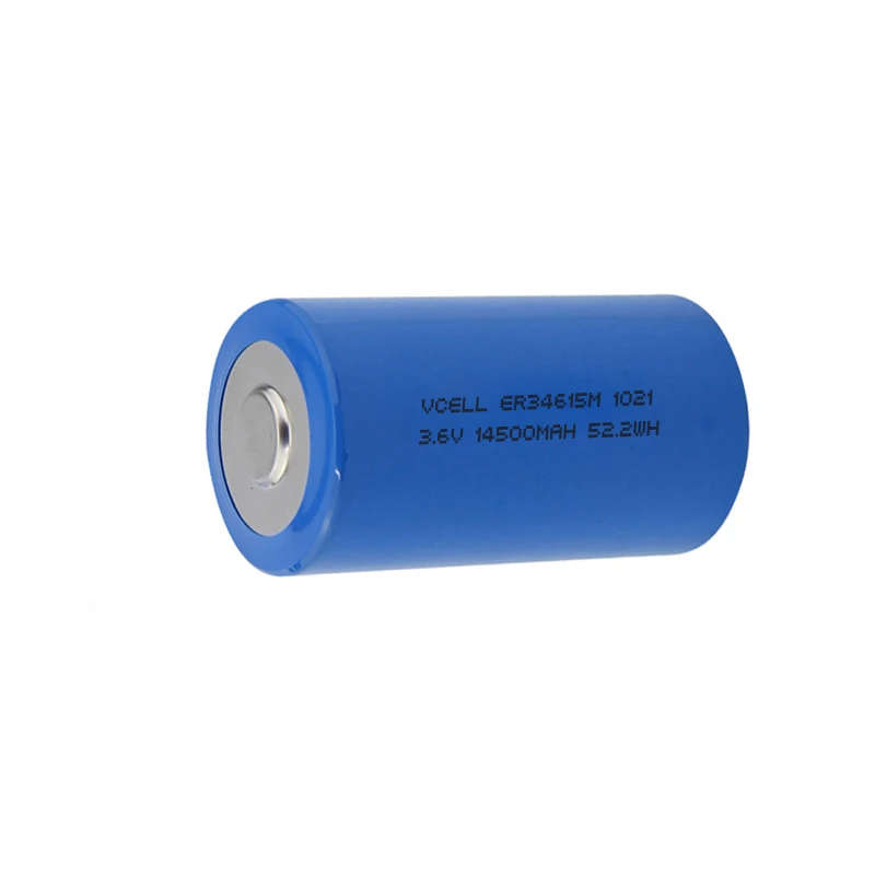 Hot Selling ER34615M 3.6V 14500mAh Li-SCOL2 Primary Lithium Battery for Gas Meter/Water Meter/Monitor Devices