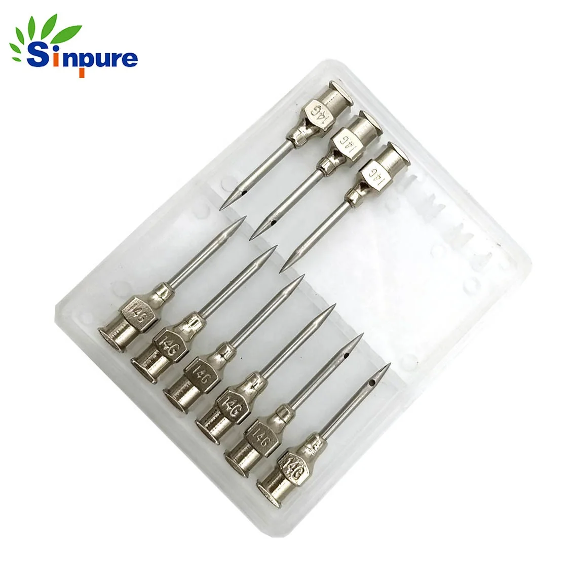 
Custom Medical Stainless Steel Veterinary Needle Luer Lock 16g Needle 