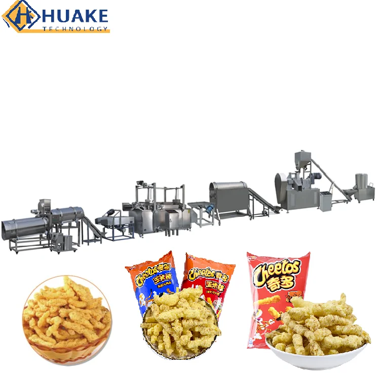 Mini corn puff kurkure making machine