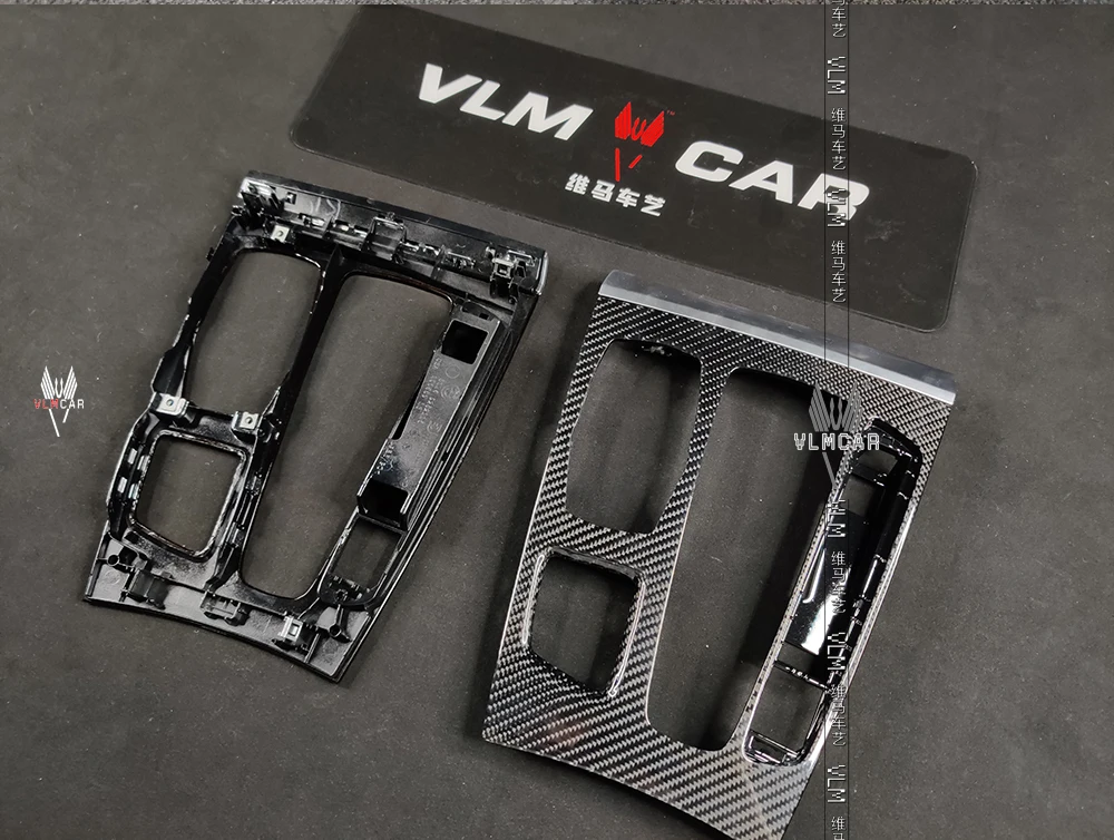 Carbon fiber interiors for BMW X5 X6 F15 F16 Instrument panel trim  strip Central control cover