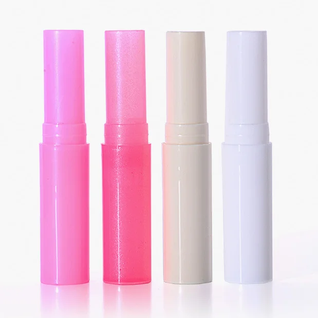 3g Korean type frosted lip tube, PP lip balm containers , plastic twist up lipstick tube