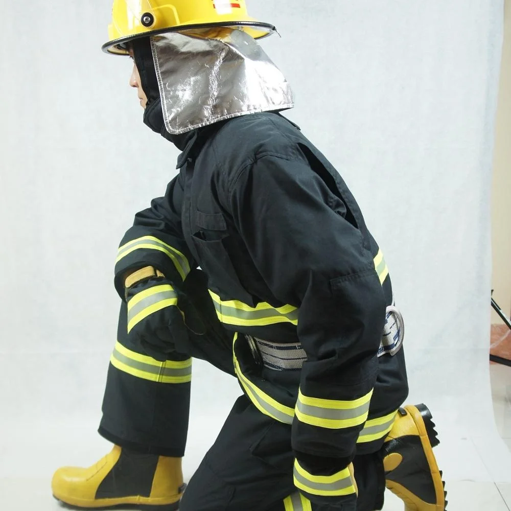 EN certified Fire Retardant Suit  and Marine fire fighting protection suit contra incendios mono fuego traje de hombre