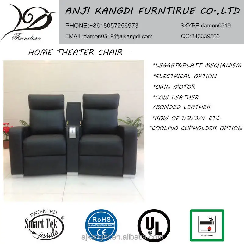 Leather Theater Chair Lazyboy Electric Recliner Movie Brown Recliner Recliner Original Chair